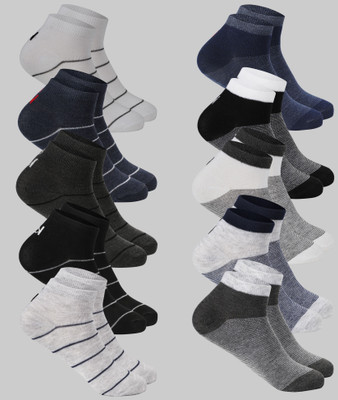 SOXARO Men Ankle Length(Pack of 10)