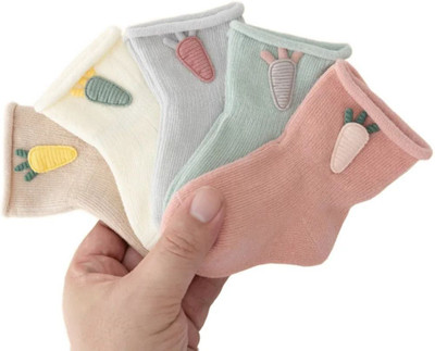 IBA ISBA COLLECTIONS Baby Boys & Baby Girls Calf Length(Pack of 5)