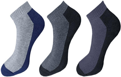 Arsha lifestyle Men Solid Ankle Length(Pack of 3)