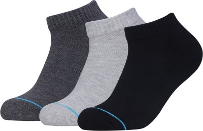 FABdon Men Solid Ankle Length(Pack of 3)