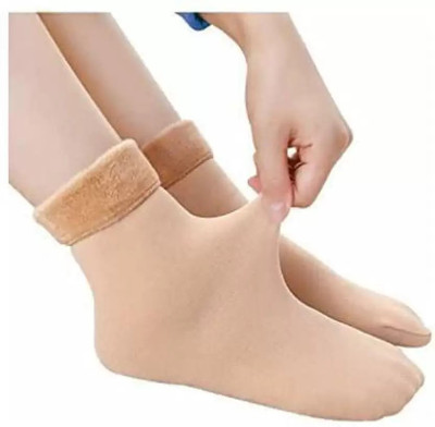 Suprix Women Solid Ankle Length, Peds/Footie/No-Show, Low Cut