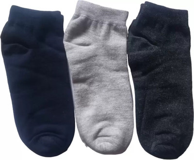 Tahiro Men Solid Ankle Length(Pack of 3)