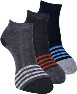 JD DASSSON Men & Women Solid Ankle Length(Pack of 3)