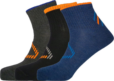 Lux Nitro Men Self Design Ankle Length(Pack of 3)