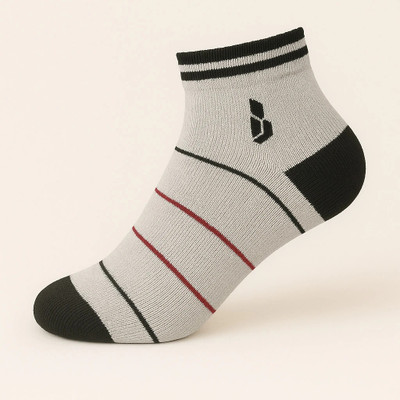 Bahuzo Men & Women Striped Ankle Length, Low Cut