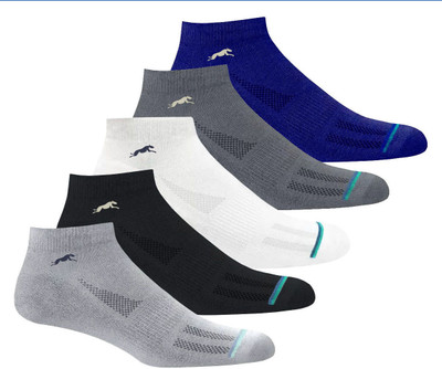 Whippet Men & Women Solid, Self Design, Printed Ankle Length(Pack of 5)
