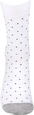 BONJOUR Molecule Over All Dots Office/ Business/ Formal Full Length Men Polka Print Mid-Calf/Crew