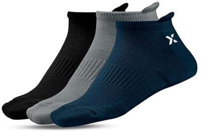 RECKZOZ Men Solid Ankle Length(Pack of 3)