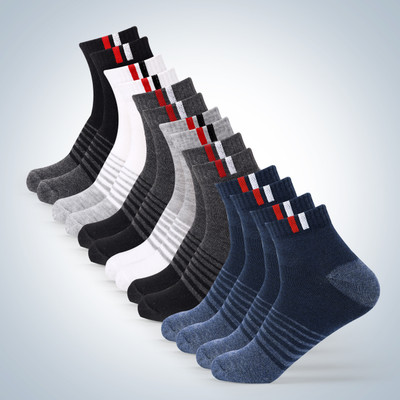 RECKZOZ Men & Women Striped Ankle Length(Pack of 7)