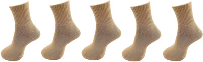 Liyana Collection Men Solid Ankle Length(Pack of 5)