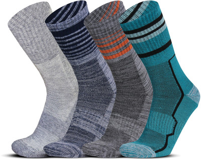 RC. ROYAL CLASS Men Self Design Calf Length(Pack of 4)
