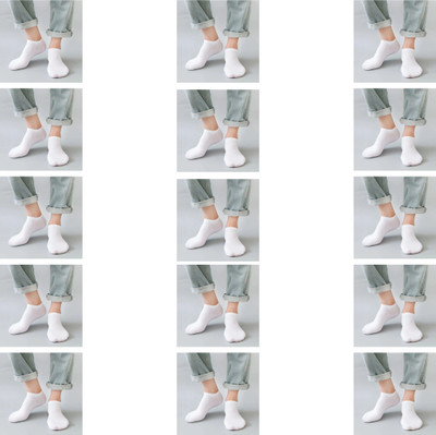 TopiBaaz Unisex Solid Ankle Length(Pack of 15)
