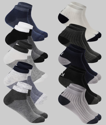 SOXARO Men Ankle Length(Pack of 10)