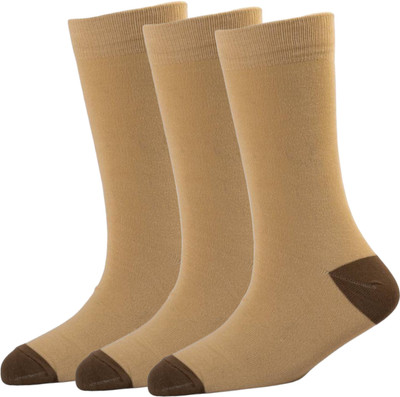 KHAKHI Men & Women Self Design Ankle Length(Pack of 3)