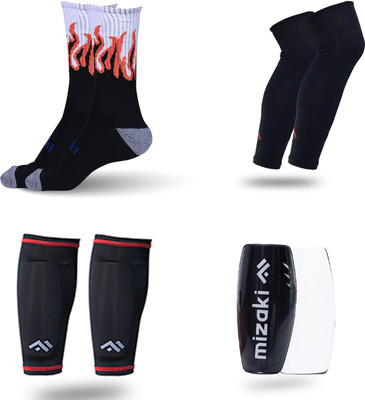 MIZAKI Men & Women Self Design Over the Knee, Calf Length