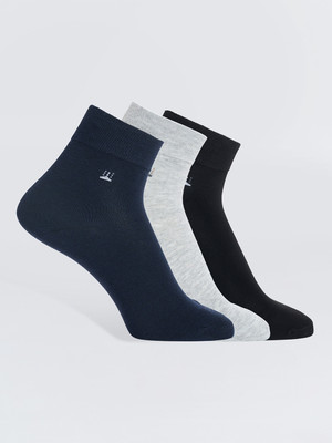 Camey Men Solid Ankle Length(Pack of 3)