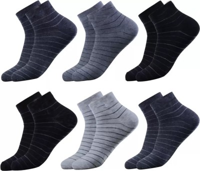 Winget Men & Women Solid Ankle Length(Pack of 6)