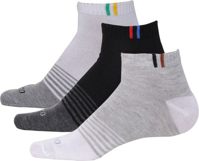 COMFERTO Unisex Striped Ankle Length(Pack of 3)