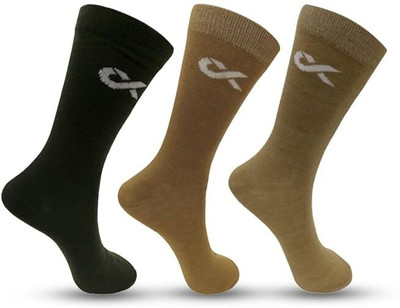 XJARVIS Men Solid Calf Length(Pack of 3)