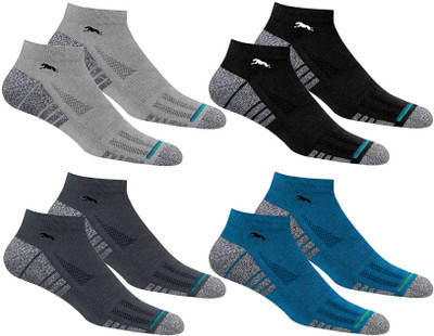 Whippet Men & Women Solid, Self Design Ankle Length(Pack of 4)