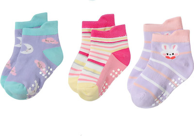 SYGA Baby Boys & Baby Girls Printed Ankle Length(Pack of 3)