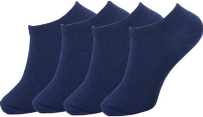 CROSSWELL Men & Women Solid Low Cut(Pack of 4)