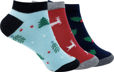 Mint and Oak Women Printed Ankle Length(Pack of 3)