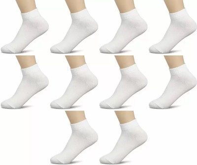 Suprix Unisex Solid Ankle Length, Peds/Footie/No-Show, Low Cut(Pack of 3)