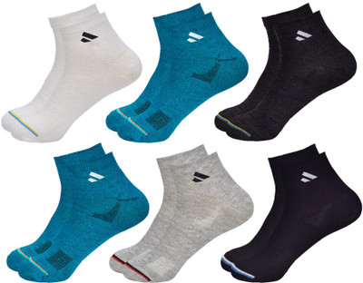 sjeware Men & Women Solid Ankle Length(Pack of 6)