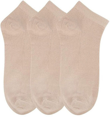 Boldbloom Men & Women Solid Ankle Length(Pack of 3)