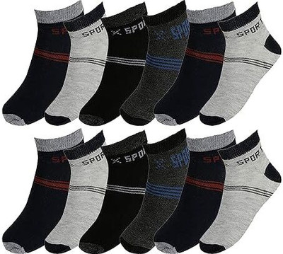 Zopli Men Printed Ankle Length(Pack of 6)