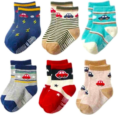Trinch Boys & Girls Printed Ankle Length(Pack of 6)