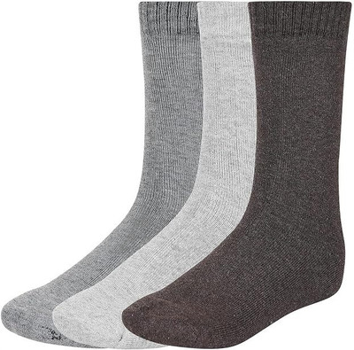 Suprix Men & Women Solid Ankle Length, Calf Length, Mid-Calf/Crew(Pack of 3)