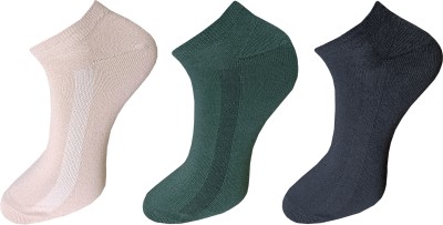 ecosync Women Solid Low Cut(Pack of 3)