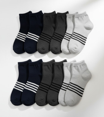 orrery Men Striped Ankle Length(Pack of 6)