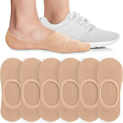 Missby Men & Women Solid Peds/Footie/No-Show(Pack of 6)