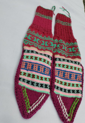SHYAM Unisex Self Design Calf Length