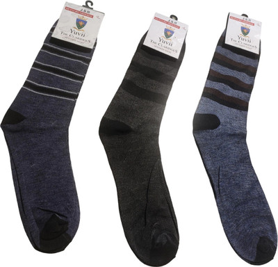 SastaSales Men Printed, Striped Calf Length
