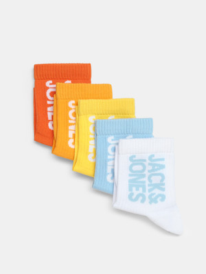 JACK & JONES Men Graphic Print Ankle Length(Pack of 5)