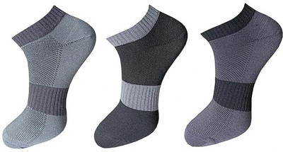 ecosync Unisex Solid Low Cut(Pack of 3)