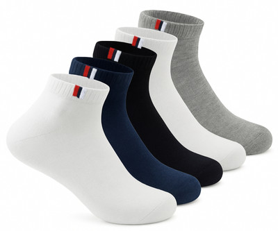 JERONOVIX Men & Women Solid Peds/Footie/No-Show, Low Cut, Ankle Length(Pack of 5)