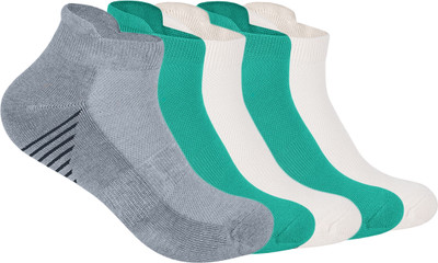 Mint and Oak Men Solid Ankle Length(Pack of 5)
