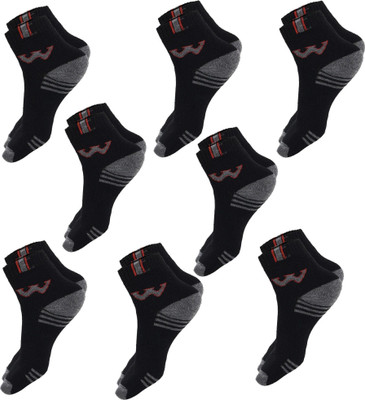SIZE MATTERS Men & Women Solid, Self Design Calf Length(Pack of 9)