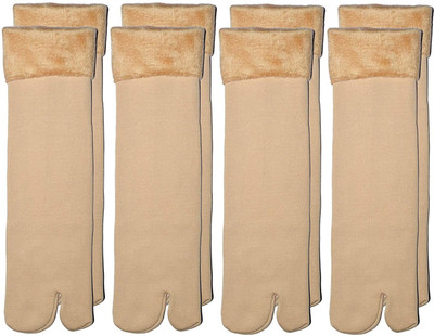 Yeahmom Women Self Design Ankle Length(Pack of 4)