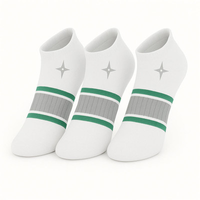 RECKZOZ Men Striped Ankle Length(Pack of 3)