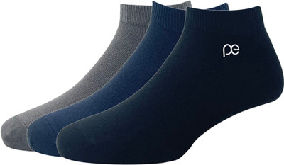 PETER ENGLAND Men Solid Ankle Length(Pack of 3)