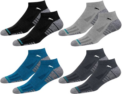 Whippet Men & Women Solid, Self Design, Printed Ankle Length(Pack of 4)