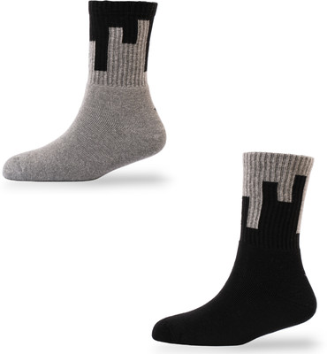 Young Wings Men Self Design Mid-Calf/Crew(Pack of 2)