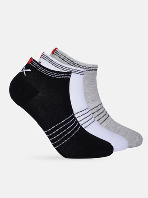 HRX by Hrithik Roshan Women Striped Ankle Length(Pack of 3)