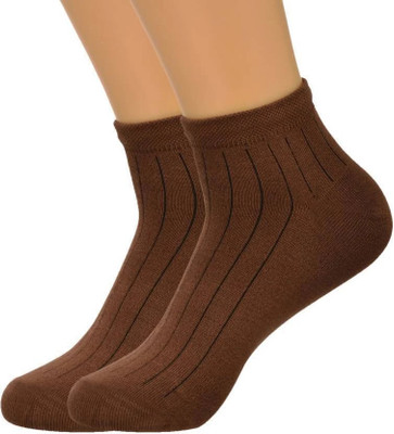 VESTURA Men & Women Solid, Self Design Ankle Length, Calf Length, Over the Knee, Peds/Footie/No-Show(Pack of 2)